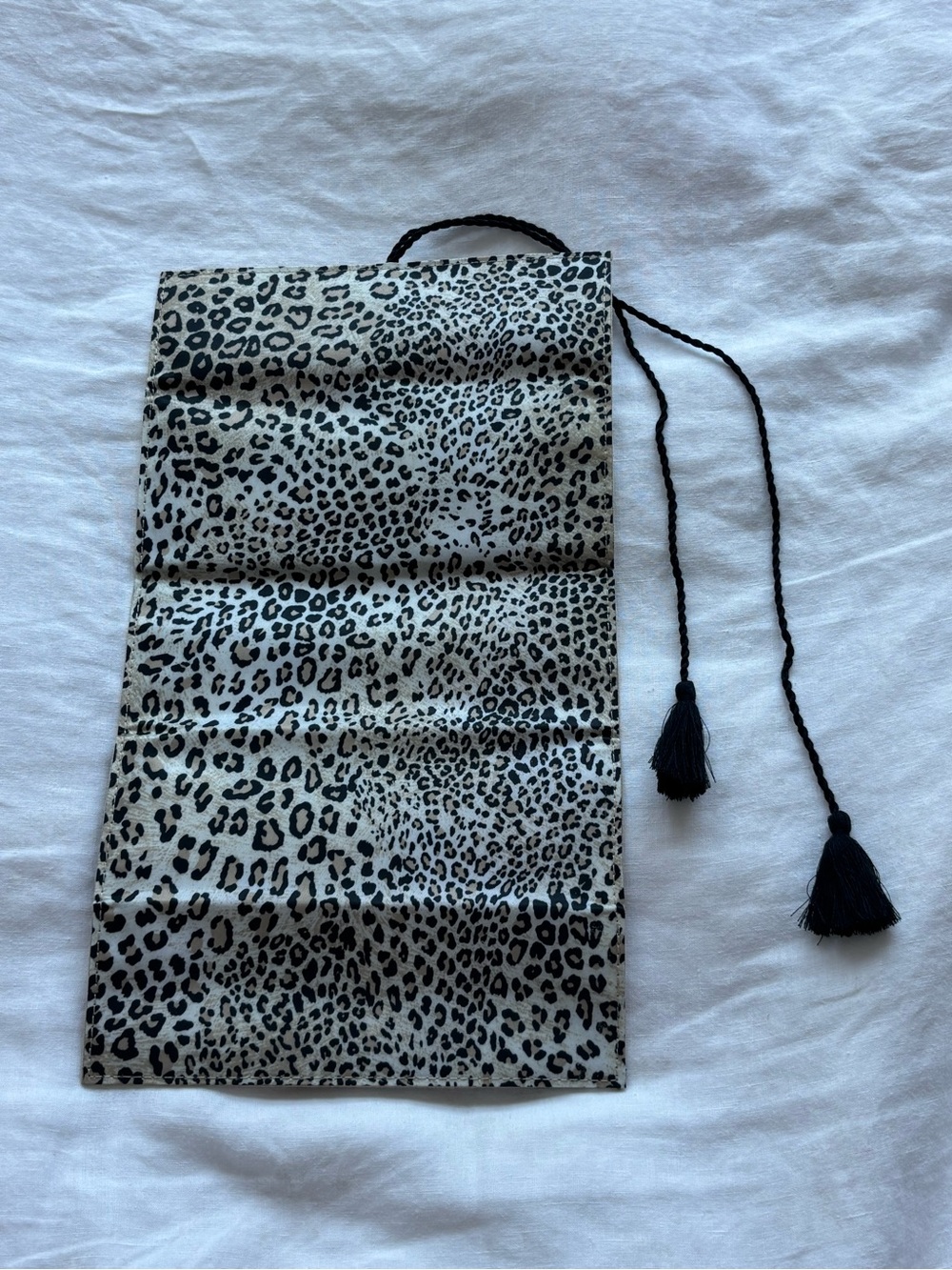 Vintage 70s Cheetah travel jewelry holder - Picture 4 of 4